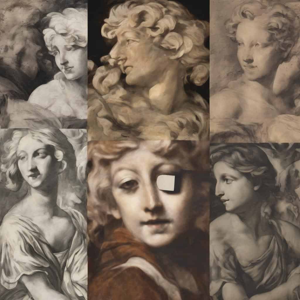 Αρχείο, τα εικαστικά πορτρέτα και γκραβούρες.